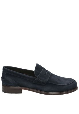 Zapato Cuero Hombre Oglio Azul Marino