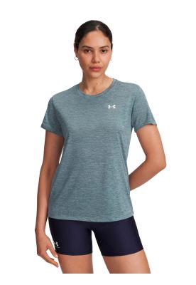 Polera Manga Corta Training para mujer Tech Twist azul