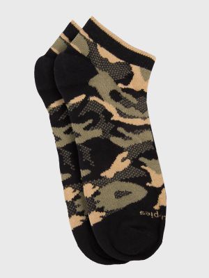 Imagen 2 del producto Calcetin Algodón Hombre Ped Camo Negro