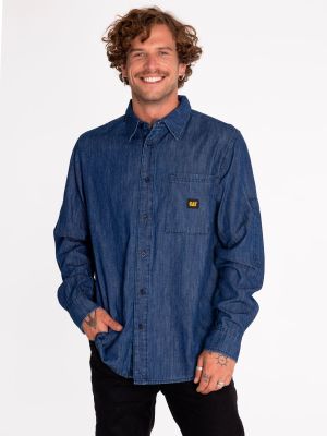Imagen 2 del producto Camisa Manga Larga Hombre Denim Gris
