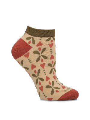 Imagen 1 del producto Calcetín Algodón Mujer Ped Heart Crema