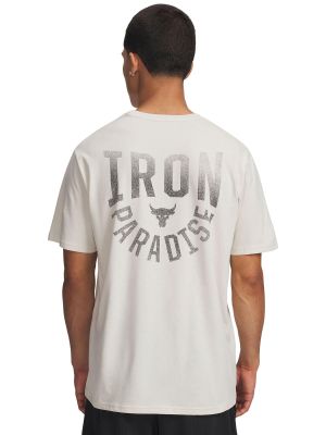 Imagen 2 del producto Polera M/C UA Project Rock Irondise Polera Blanco Hombre