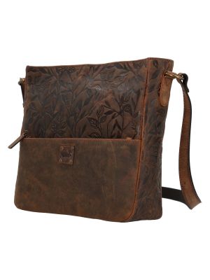 Imagen 2 del producto Cartera Cuero Mujer Oh Roses Cross Café