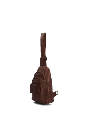 Imagen 2 del producto Mochila Cuero Unisex St Gunther Cross Café