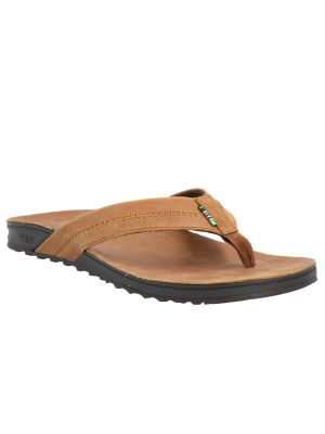 Imagen 2 del producto Sandalia Cuero Hombre Playus Café 