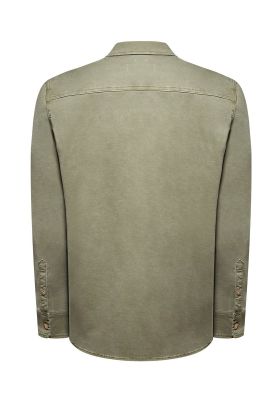 Imagen 2 del producto Camisa Algodón Hombre Denim Verde