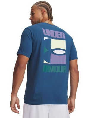Imagen 2 del producto Polera M/C Hombre M Block Logo Ss Azul