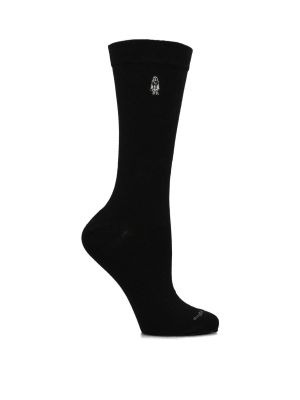 Imagen 1 del producto Calcetin Mujer C Cuff Plain Negro Algodón