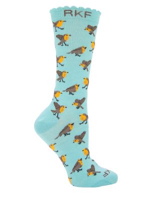 Calcetin Bambú Mujer St Chucao Azul