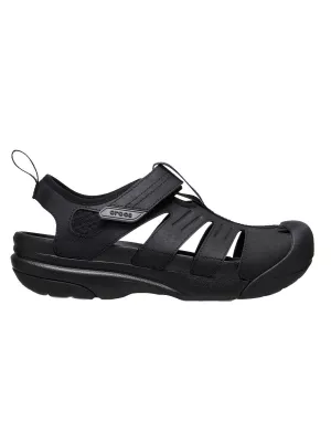 Sandalia Crocs Hombre Yukon Fisherman Negro