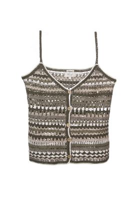 Polera Algodón Orgánico Varadero Oliva Mujer