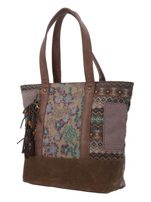 Imagen 2 del producto Cartera Textil Mujer Faui Tote Café