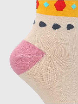 Imagen 2 del producto Calcetin Algodón Mujer C Uk Crown Beige