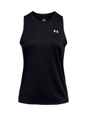 Polera sin mangas UA Tech Negro para mujer