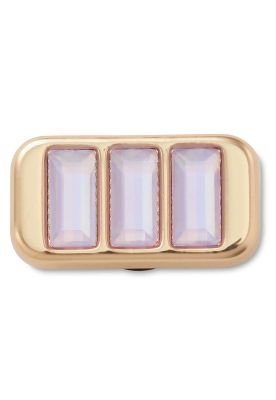 Jibbitz Crocs Triple Gema Púrpura Dorado