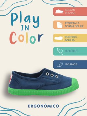 Imagen 2 del producto Zapatilla Niño Sunset Azul