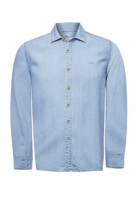 Imagen 1 del producto Camisa Tencel Hombre Azul