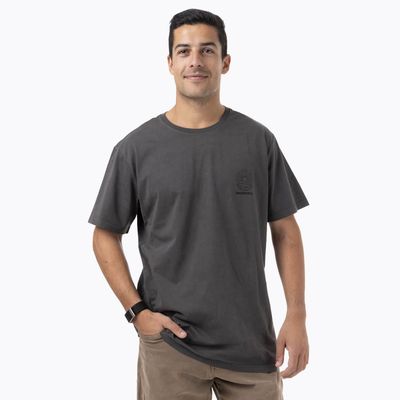 Imagen 1 del producto Polera Manga Corta Hombre Oeches Gris Oscuro