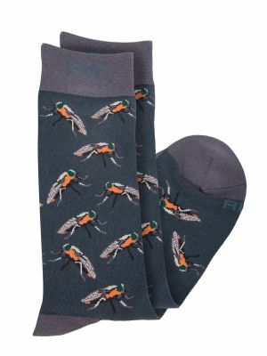 Imagen 2 del producto Calcetin Bambú Hombre Scaptia Azul