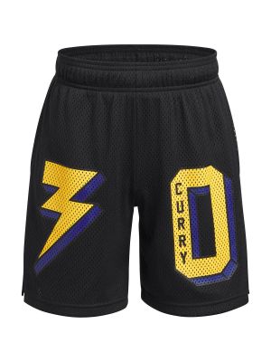 Shorts Curry Signature Para Niños Negro