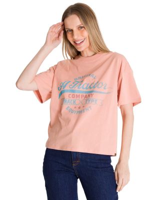 Imagen 2 del producto Polera Manga Corta Mujer Boxy Original Rosa