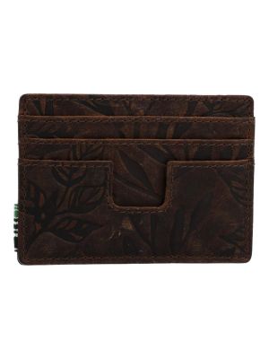 Imagen 2 del producto Tarjetero Cuero Mujer Leaves Cardholder Café