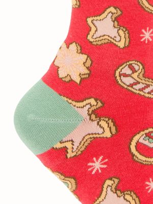 Imagen 2 del producto Calcetín Algodón Mujer C St Xmas Rojo