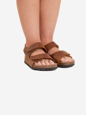 Sandalia Cuero Café Niño Caleb  (28-34)