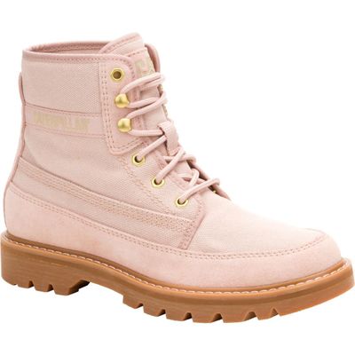 Botín Colorado Canvas Mujer Palo Rosa