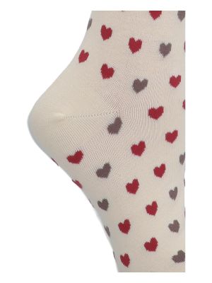 Imagen 2 del producto Calcetín Algodón Mujer Kh St Hearts Beige