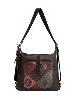 Imagen 1 del producto Cartera Textil Mujer Inti Hobo Café
