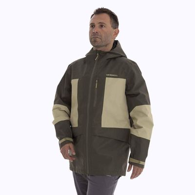 Imagen 2 del producto Impermeable Hombre Bravo Hard Shell café oscuro Merrell
