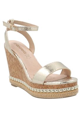 Sandalia Mujer Jack Dorado