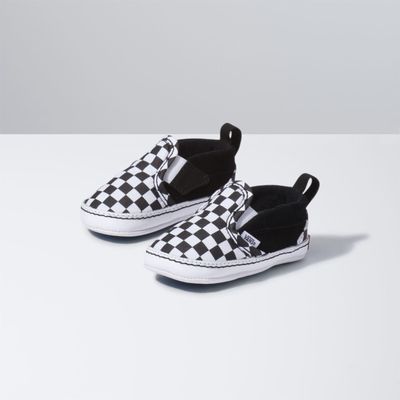 Zapatilla Niño Slip-On V Crib (Checker) Black