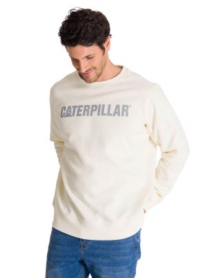 Imagen 2 del producto Polerón Crewneck Hombre Logo Blanco