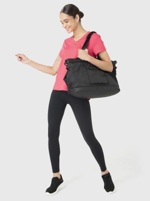 Imagen 2 del producto Polera Manga Corta Mujer V-Neck Fucsia