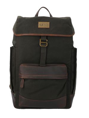 Mochila Canvas Cuero Unisex Uk Norwich Café