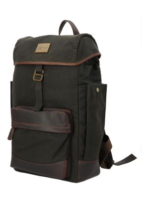 Imagen 2 del producto Mochila Canvas Cuero Unisex Uk Norwich Café
