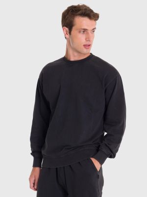 Imagen 2 del producto Polerón Hombre Terry Crew Negro