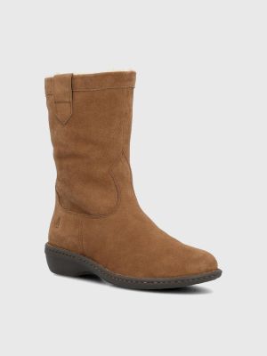 Imagen 1 del producto Bota Cuero Kimano Café Mujer