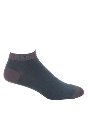 Calcetin Bambú Hombre Ped Simple Azul