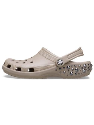 Imagen 2 del producto Zueco Crocs Unisex Classic Clog Studded Café