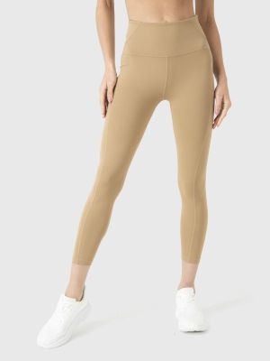 Calza Deportiva Mujer Pocket Ankle Legg Café Claro