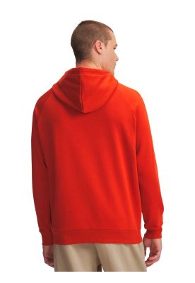 Imagen 2 del producto Polerón Lifestyle hombre Rival Fleece Logo naranjo