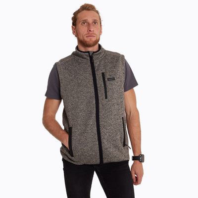 Polar Sin Mangas Hombre Campbell Knitted Gris
