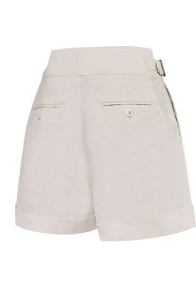 Imagen 2 del producto Short Lino Orgánico Beige Anoum Mujer 