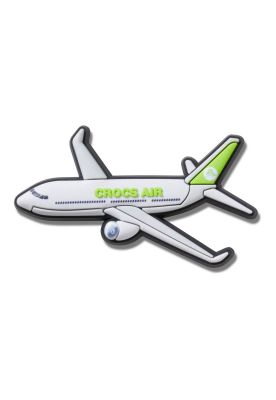 Jibbitz Avión Comercial Gris