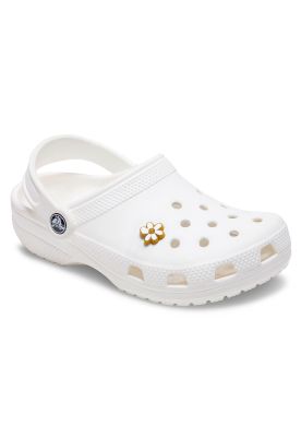 Imagen 2 del producto Jibbitz Crocs Floral Dorado Y Blanco