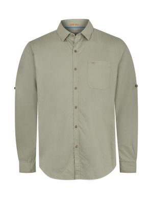 Camisa Algodón Orgánico Verde Galiton Hombre