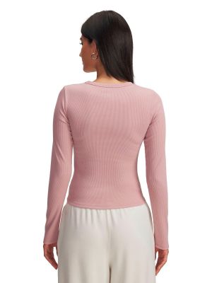 Imagen 2 del producto Polera M/L Lifestyle para mujer Rival Rib rosado